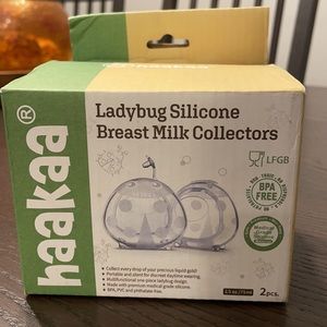 •Lady Bug Silicone Breast Milk Collectors•